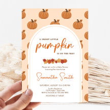 Petite Fête de Bébé Citrouille d'Automne