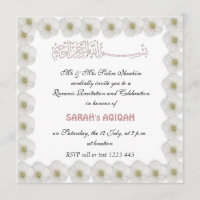 Petite fille musulmane Aqiqah