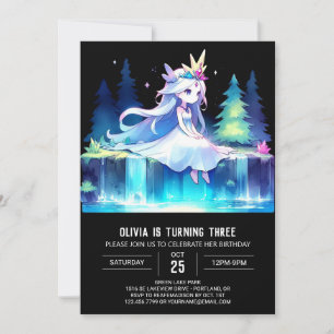 Invitation Petite princesse amusante Anniversaire