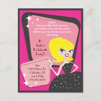 Invitation Petite robe noire_Blonde Bombshell