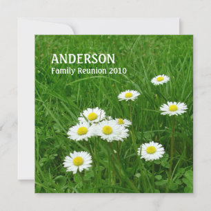 Invitation Petites Daisies Famille Réunion