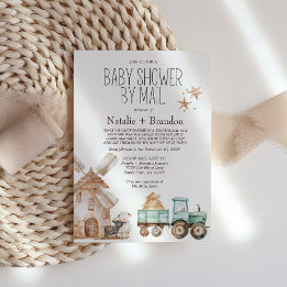 Invitation Petits animaux de pépinière de ferme par Baby show