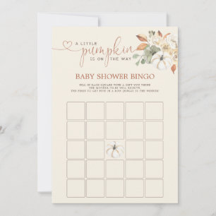 Invitation Petits Jeux Rustiques Floraux Citrouilles de bain 