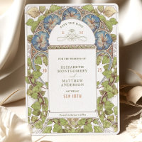 Petunia Sauvez la date Art Nouveau Vintage par Muc