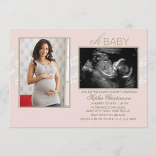 Invitation Peu de rose de chuchotements