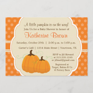 Invitation Peu d'invitation de partie de baby shower de