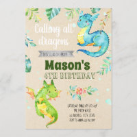 Peu d'invitation de partie de dragon