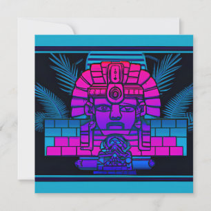 Invitation Pharaoh Synthwave