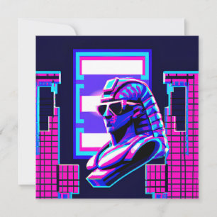 Invitation Pharaon Synthwave