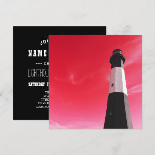 Invitation phare de l'île de tybee