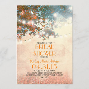 Invitation phares à cordes arbre et douche nuptiale inséparab