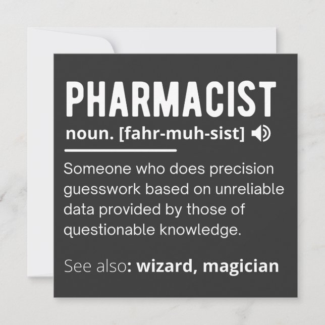 Invitation pharmacien (Devant)