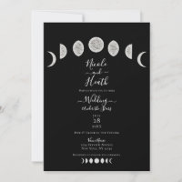 Phases de la nuit Black Sky Moon Mariage