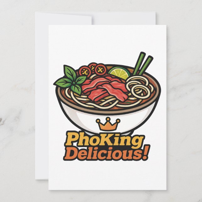 Invitation Pho king Delicious ! (Devant)