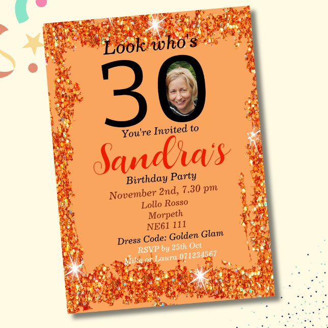 Invitation Photo 30e anniversaire 30 ans pêche (Créateur téléchargé)