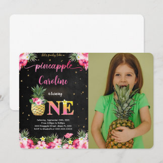 Invitation photo ananas