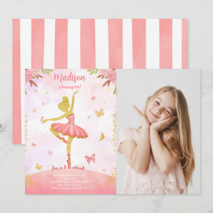 invitation photo ballerine