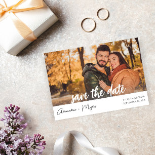 Invitation Photo & Calligraphie 4 MOD Save the Date