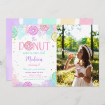 Photo d'anniversaire de la beigne douce