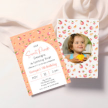 Photo d'anniversaire de Sweet Peach