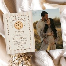 Photo de Baby Shower Little Cutie Pie aux rayures 