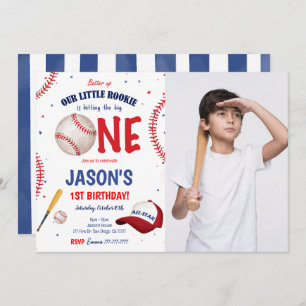 Invitation photo de base-ball