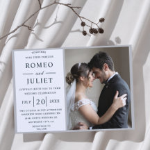 Photo de couple romantique Mariage