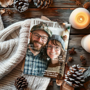 Invitation Photo de couverture du magazine A Very Merry Eveni