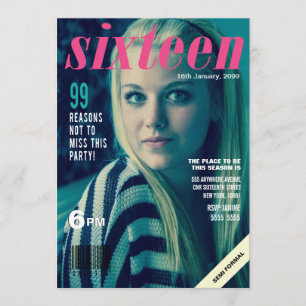 Invitation photo de couverture du magazine Sweet 1