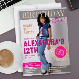 Invitation Photo de dernière minute de la couverture du magaz