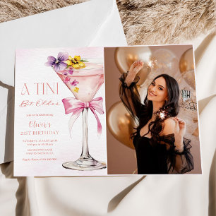Invitation Photo de fête d'anniversaire 21 ans A Tini Bit Old