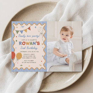 Invitation photo de fête d'anniversaire amusante 2