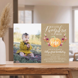 Invitation Photo de fête d'anniversaire personnalisé avec cit