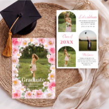 Photo de fête de fin d'études de fleurs sauvages é