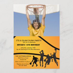 Invitation photo de Hoop Game