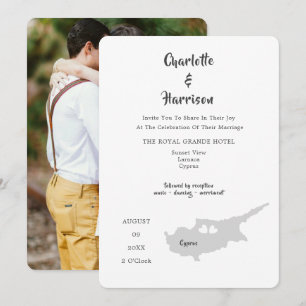 Invitation photo de la destination Mariage de Chyp