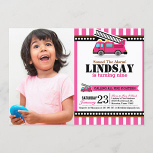 Invitation photo de la fête d'anniversaire du Mote