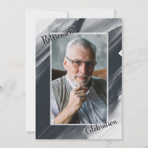 Invitation photo de la fête de la retraite