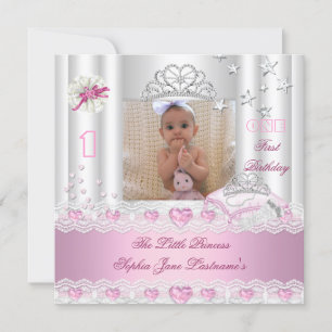 Invitation Photo de la fête du premier anniversaire de la pet