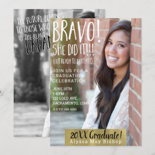 Invitation Photo de magazine Bravo Elle l'a fait Photo de rem