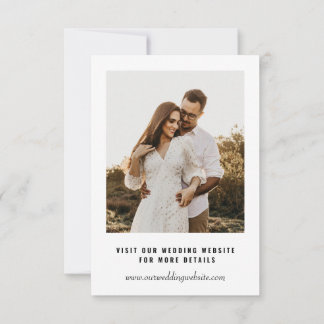 Invitation Photo de mariage à conserver pour la date | Superp