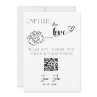 Photo de mariage personnalisée Code QR Signer Capt