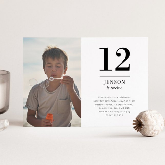 Invitation photo de paysage douze (Créateur téléchargé)