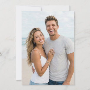 Invitation Photo de plage joyeuse