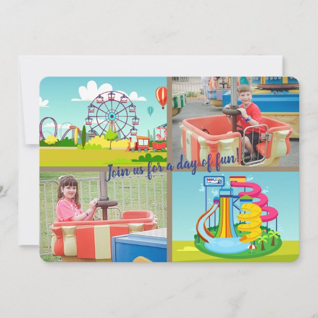 Invitation photo de Rides et Soaker (Devant)