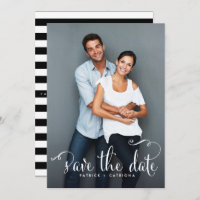 Photo de script Whimsical Enregistrer la date de l