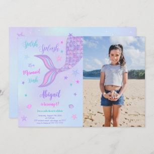 Invitation photo de Sirène