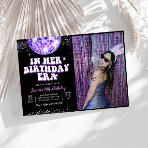 Invitation Photo de son anniversaire