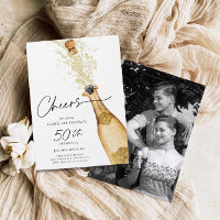 Invitation photo du 50e anniversaire du Mariage