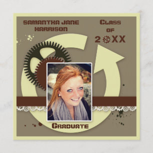 Invitation Photo d'un ingénieur ingénieur élégant